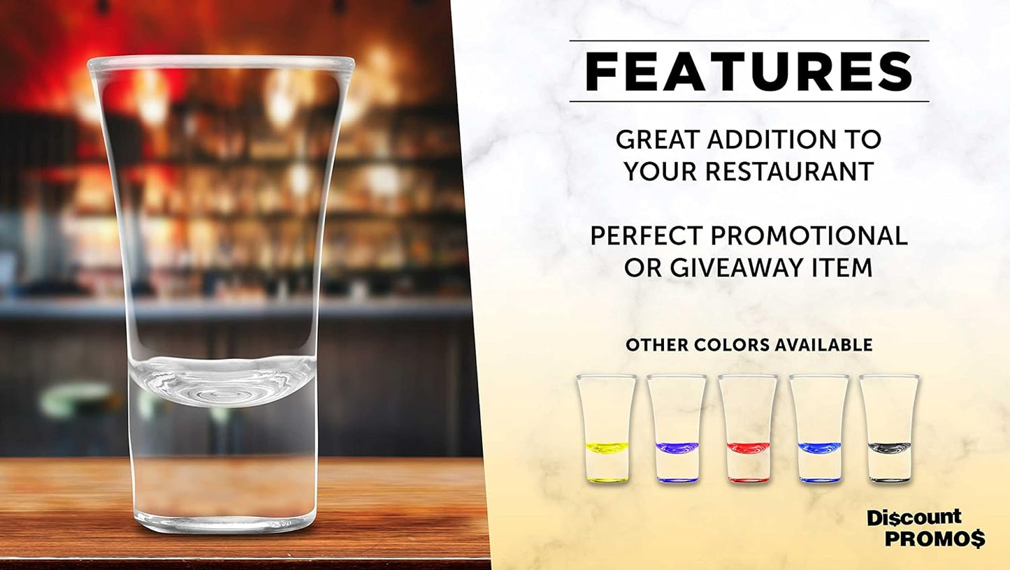 DISCOUNT PROMOS 2 oz. Lord Shooter Etched Shot Glasses, 10 pack, 21st Birthday Party, Lounge Glassware, Clear