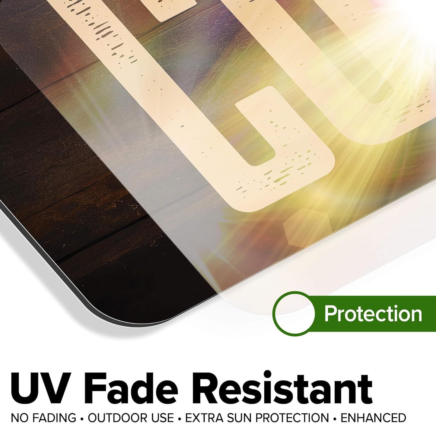 Custom Sign, Custom Street Sign, 11 Font Colors, 13 Font Styles, 4 Hole Options, 22 Sizes, 8x32 Inches, Rust Free DiBound, Fade Resistant, Made in USA by My Sign Center (Vintage Wood)