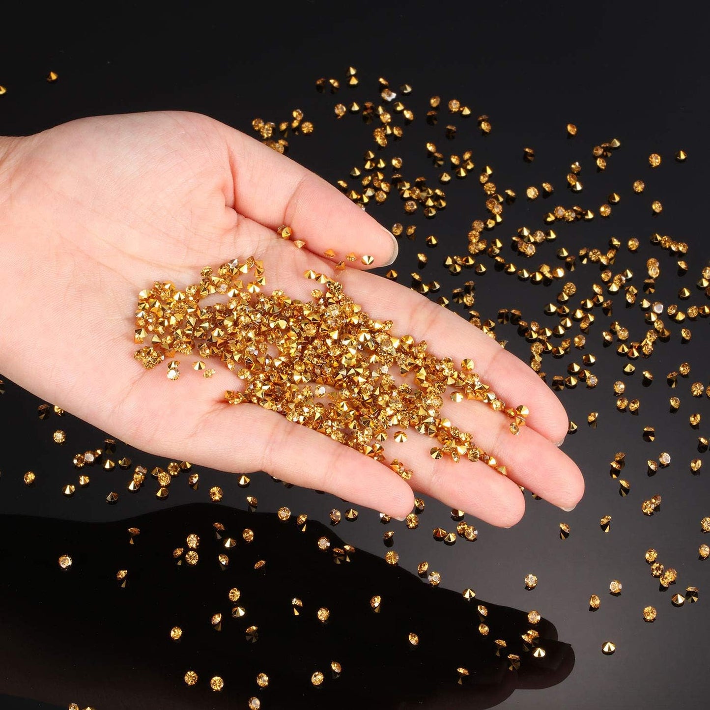 10000 Clear Wedding Table Scatter Confetti Crystals Acrylic Diamonds Rhinestones for Table Centerpiece Decorations Wedding Bridal Shower Decorations Vase Beads