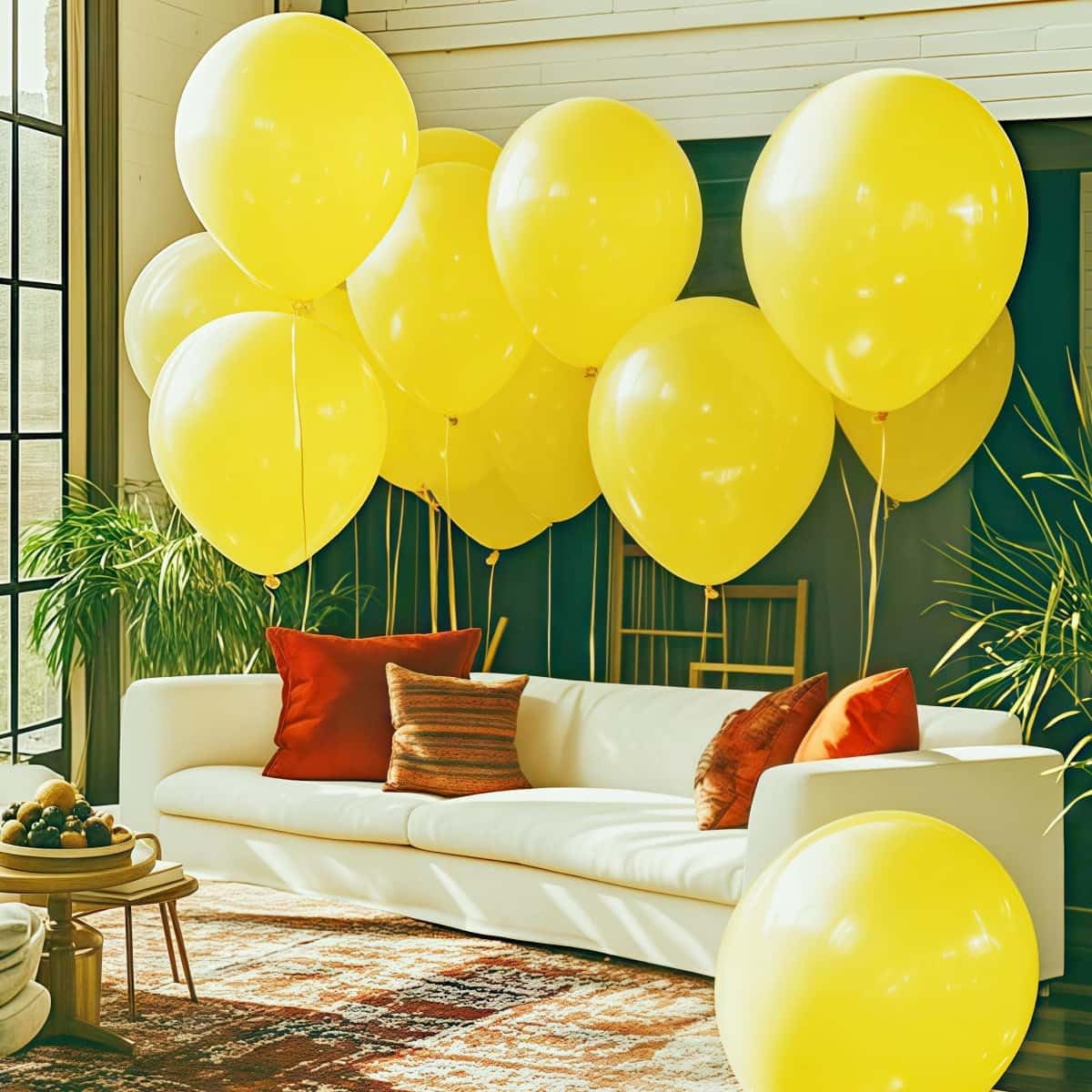 30 Pack Yellow Balloons 36 inch Yellow Latex Large Balloons for Party Decorations and Events