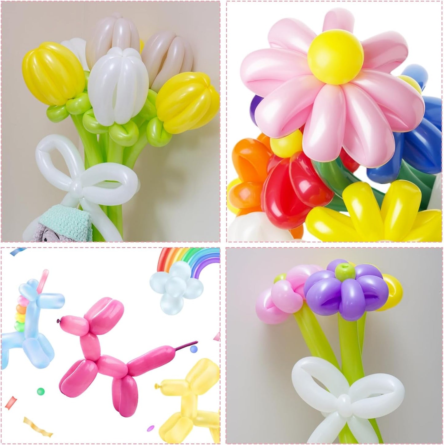 Balloon Arch Strip 10 Rolls 164 Feet Double Hole Tape Strip Balloon Decorating Arch Garland Strips Kit for Wedding Birthday Christmas Valentines Party