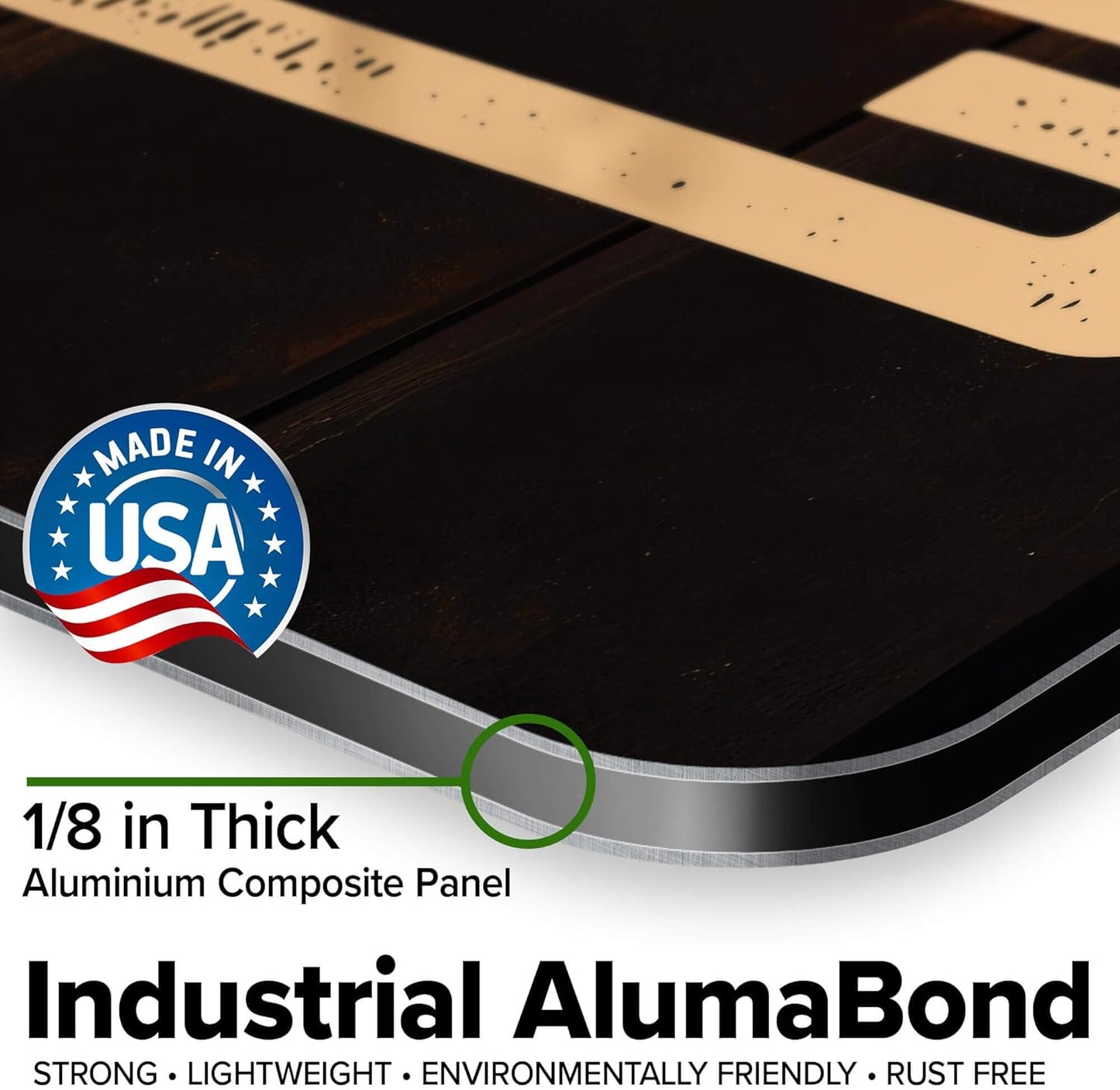 Custom Sign, Custom Street Sign, 11 Font Colors, 13 Font Styles, 4 Hole Options, 22 Sizes, 12x48 Inches, Rust Free DiBound, Fade Resistant, Made in USA by My Sign Center (Vintage Wood)