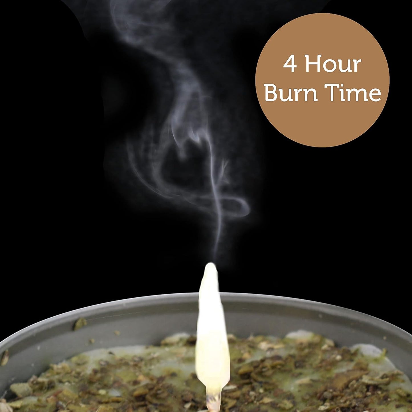 SOUL STICKS 12 Pack Little Smudgies Tealight Candles Smudge Candle for Cleansing House, Meditation, Chakra Healing | Made with Crystals and Herbs (White Sage & Cinnamon)