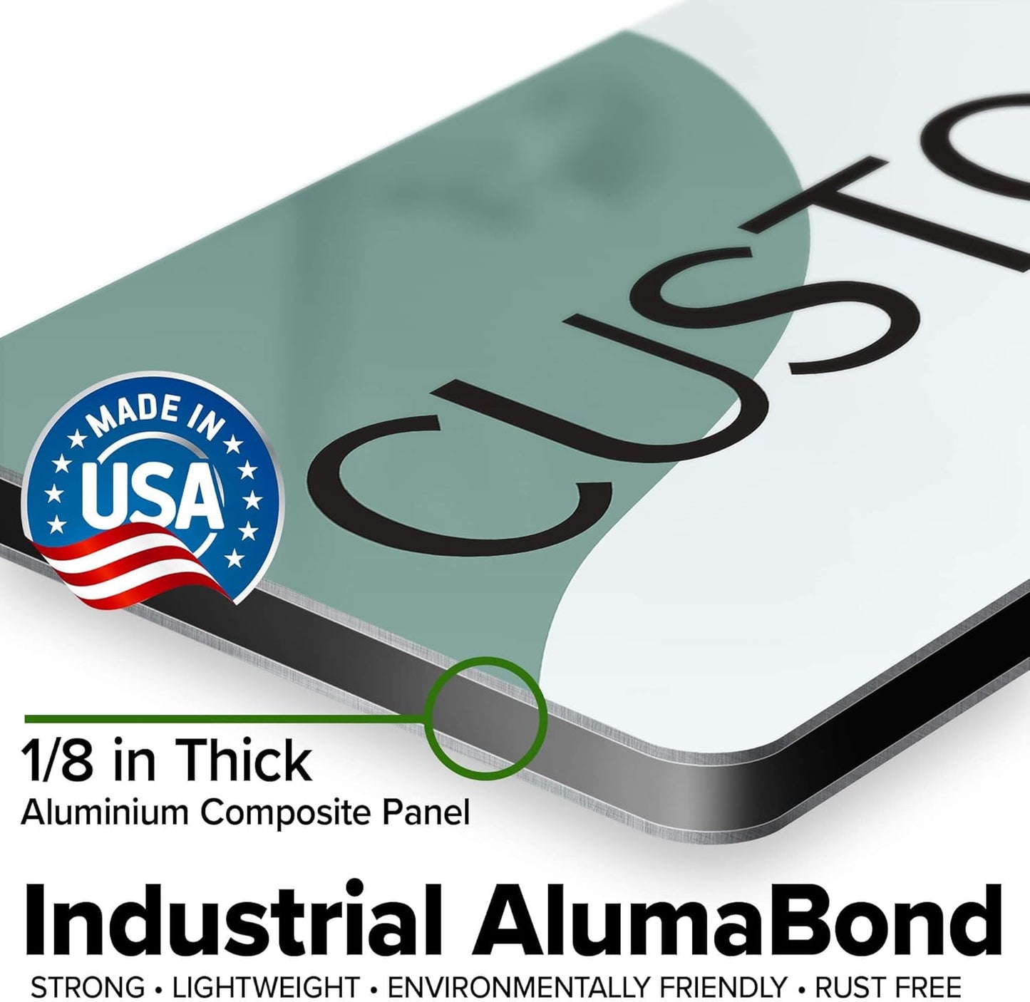 Custom Sign, Custom Street Sign, 11 Font Colors, 13 Font Styles, 4 Hole Options, 22 Sizes, 6x18 Inches, Rust Free DiBound, Fade Resistant, Made in USA by My Sign Center (Minimalist)