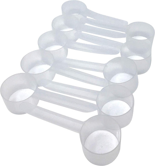 1.5 Tablespoon (23 mL) Long Handle Scoop for Measuring Coffee, Pet Food, Grains, Protein, Spices and Other Dry Goods (Pack of 10)