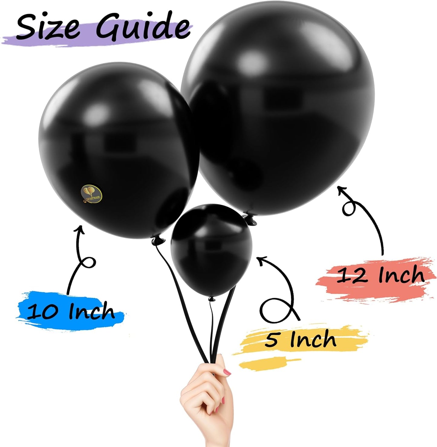 AFTERLOON® Biodegradable Balloons 24 pcs Pastel Purple 10 Inch, Matte Color Thickened Extra Strong Natural Latex Helium Float, Colorful Bulk Color ballon Globos Para Decoration De Fiestas Kids