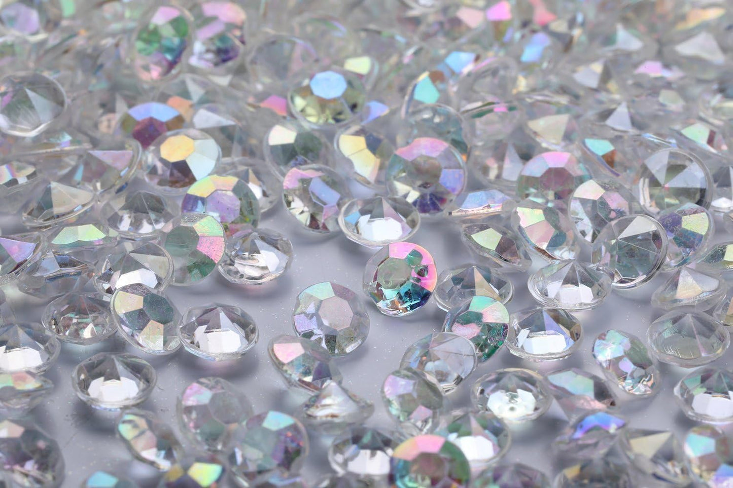 10000 pcs/Pack Wedding Table Scatter Confetti Crystals Acrylic Diamonds Vase Fillers 4.5 mm Rhinestones for Wedding, Bridal Shower, Vase Beads Decorations (AB Clear)