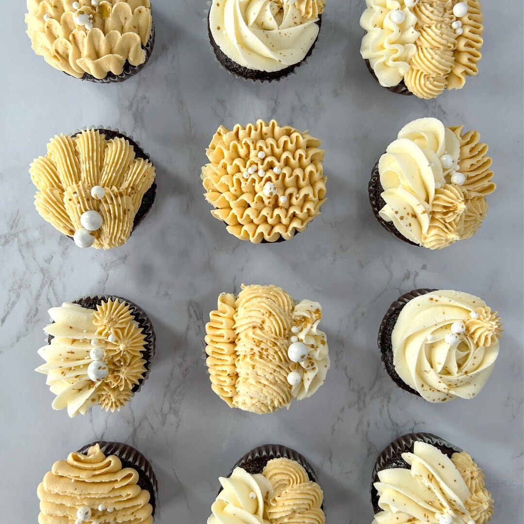 Edible White Pearls Sugar Sprinkles 120g/4.23 oz, Mix size Candy Pearl for Cake Decorating and Cupcake Toppers Cookie Decorations Ice Cream Topping Wedding Shower Party Valentines Halloween Christmas