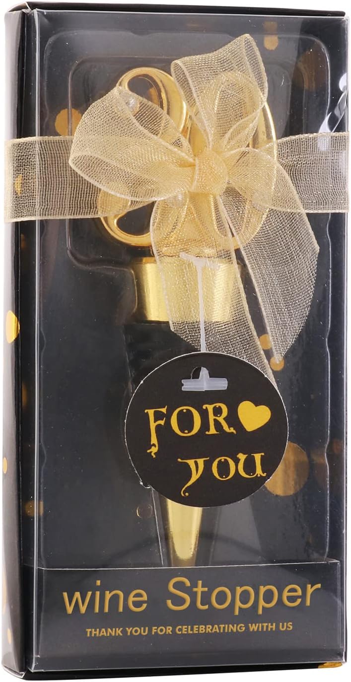 24 Pack 30th Birthday Favors For Guests 30 Wine Bottle Stoppers With Gift Box For Wedding Anniversary Party Favor Decoration Gifts