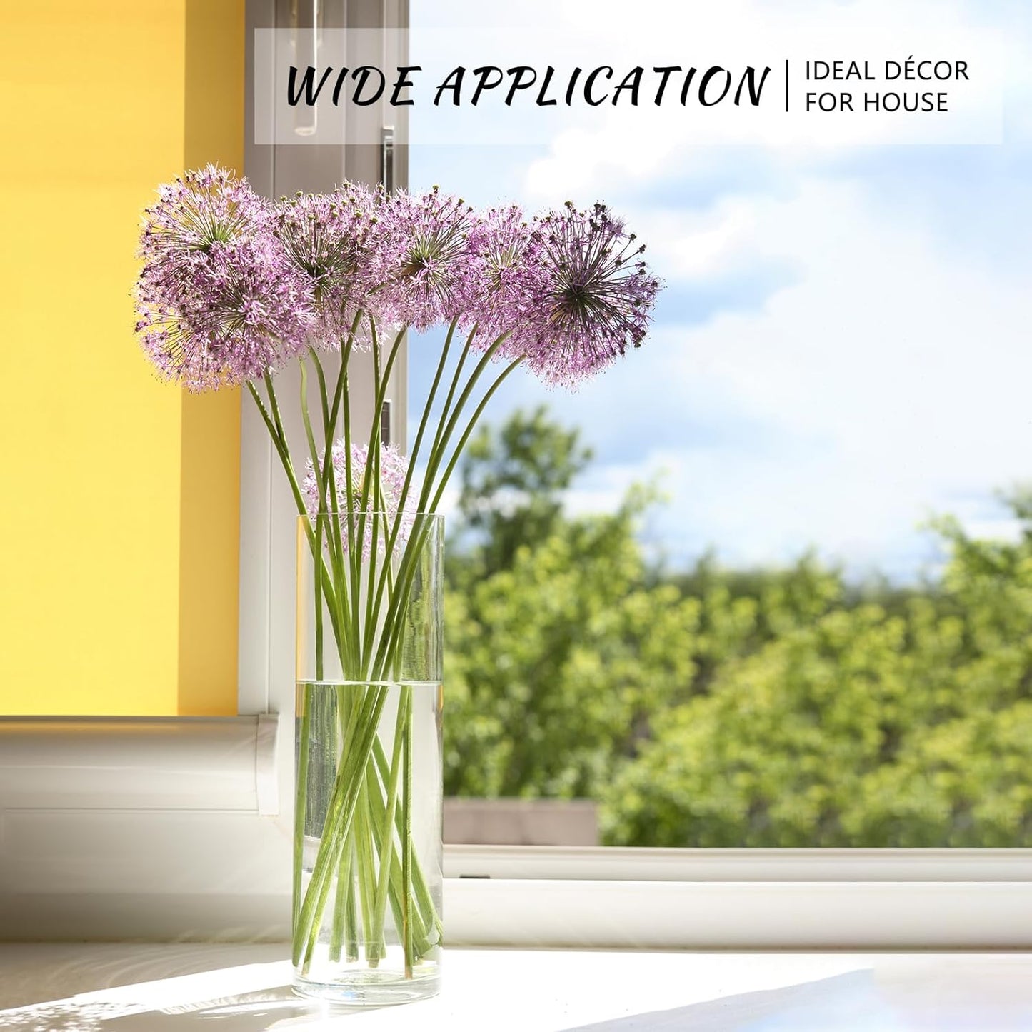 7Pcs Glass Cylinder Vase for Centerpieces 10 Inch Tall Clear Glass Flower Vase Bulk, Glass Hurricane Candle Holder Floral Vases for Table, Floating Candle Vases for Wedding Home Décor