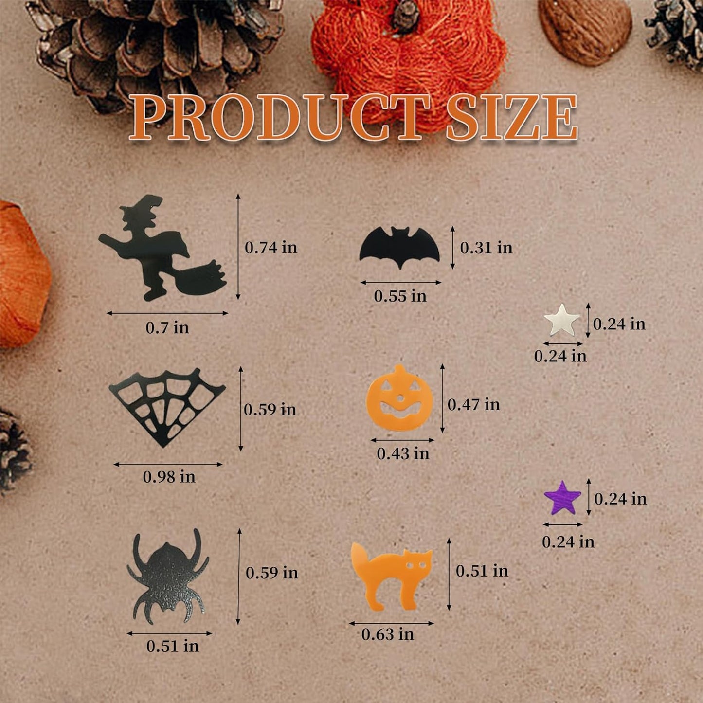 3000 Pcs Halloween Table Confetti, Halloween Sprinkles Bats Spider Pumpkin Witches black Cat colorful Table Scatters Glitter Trick or Treat Party Decor Decorations