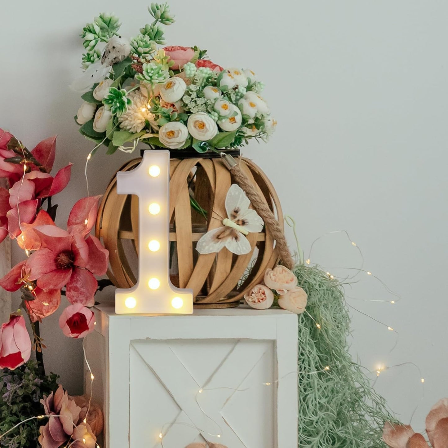 Foaky Rechargeable LED Letter Lights Sign Marquee Light Up Letters Sign for Night Light Wedding/Birthday Party Christmas Lamp Home Bar Decoration (1)