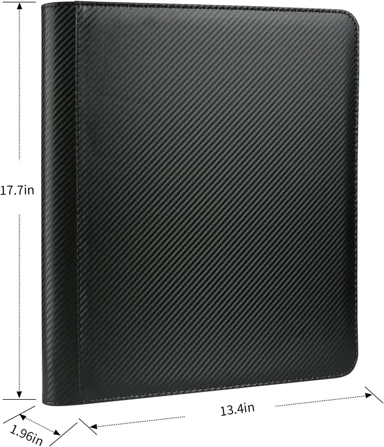 Premium Ringless Trading Card Binder - 1024 Capacity, 16 Side-Loading Pockets per Page, Archival Quality Protection & Anti-Slip Spine for TCG, MTG, Sports Cards (Ecru)