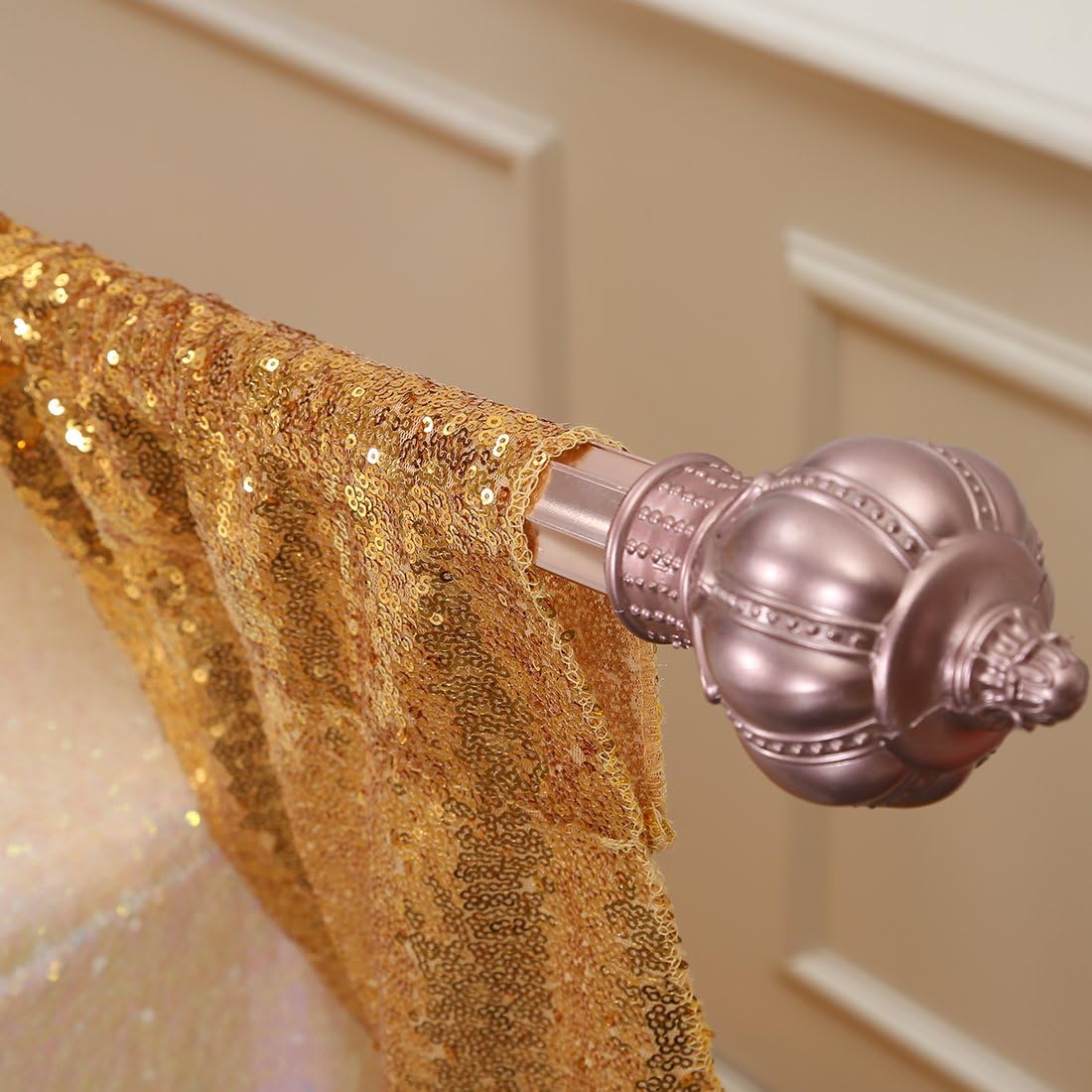 Poise3EHome White Sequin Backdrop,6FT x 8FT Sequin Photography Backdrop Curtain for Party Decoration