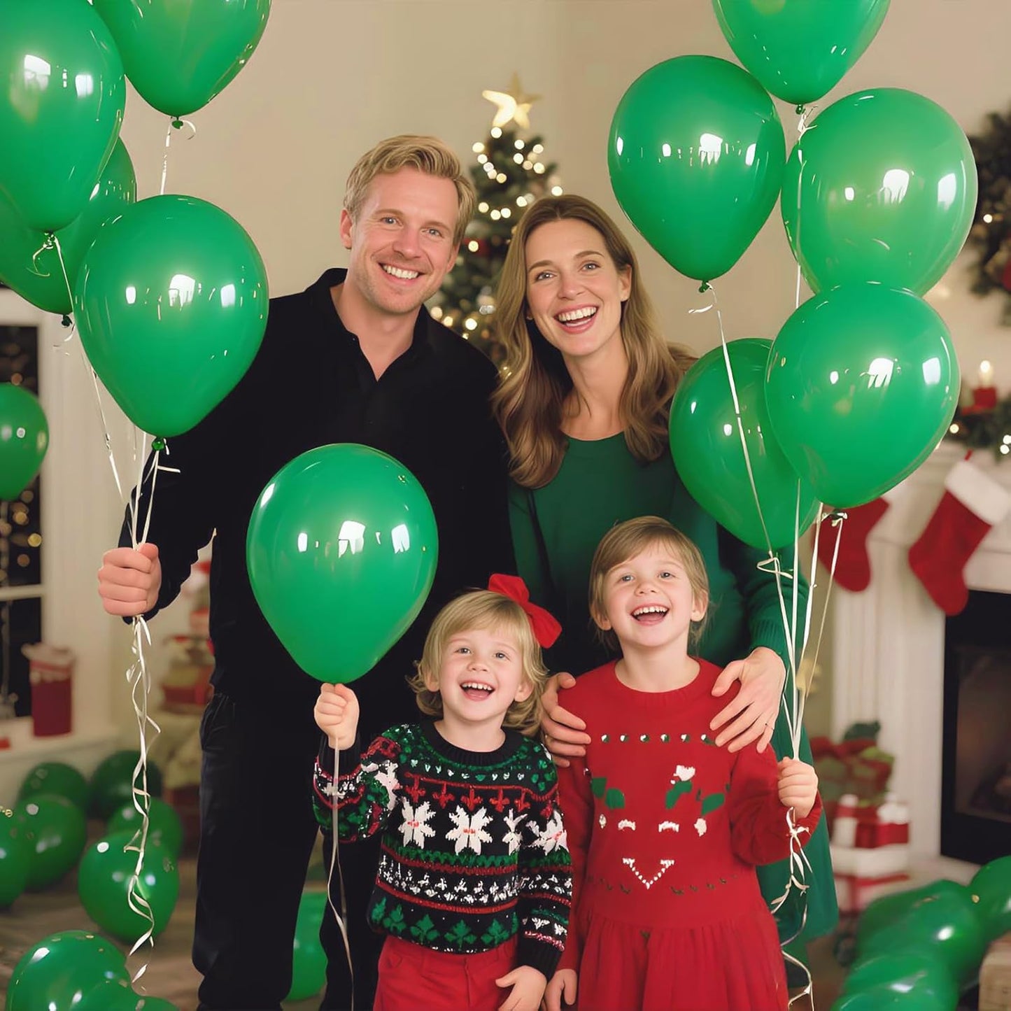 KAWKALSH Green Balloon 12 Inch, 110pcs Latex Party Balloons Helium Bright Color for Birthday Baby Shower Wedding Party Supplies Arch Garland Decoration