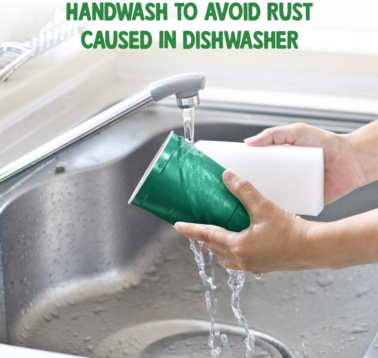 16 oz. Party Cups, Perfect for Cold Drinks, Sturdy & Durable, Disposable and 100% Recyclable, Made in USA, Red, 12 Count