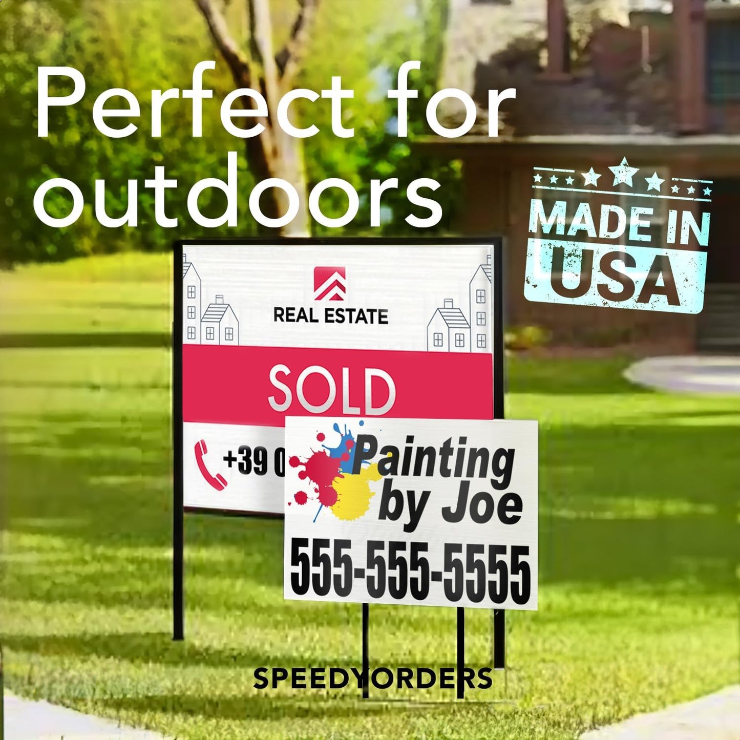 Custom Metal Signs, Personalized Aluminum, Customized Safety, Business Signs, Waterproof Outdoor, White Aluminum (Gray, 12x8 In)