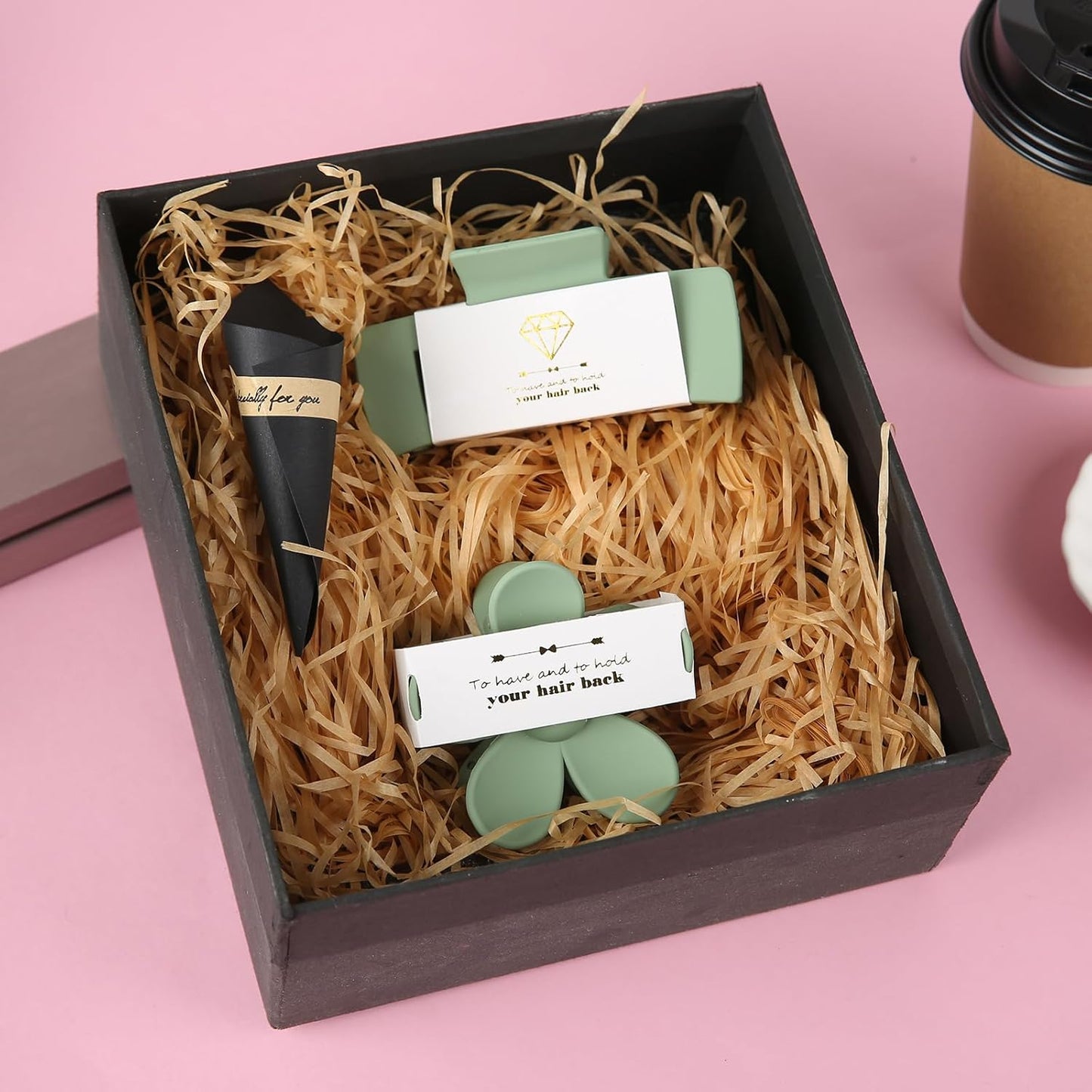 12pcs Bridesmaid Proposal Gifts 4.1inch square Bachelorette Claw Clips Sunglasses set of 12 Girls Trendy Cute Hair Clips for Wedding Party Favors(Dusty Blue 12pcs)