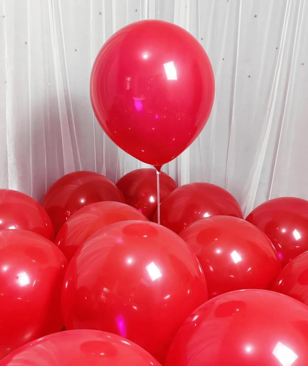 90 Pack Red Balloons 18 inch Red Latex Party big Balloon Bulk for Various Party Events Decorations