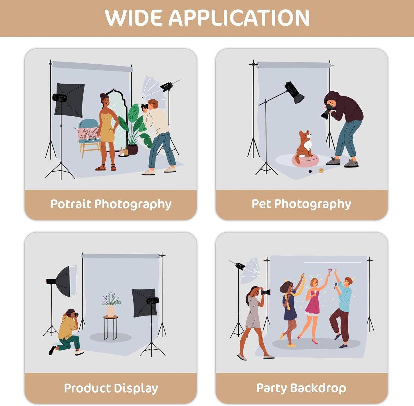 Kate 8x8ft Sports Stadium Photography Background Artistic Backdrop for Portrait Smoky Grey Spotlight Photo Background