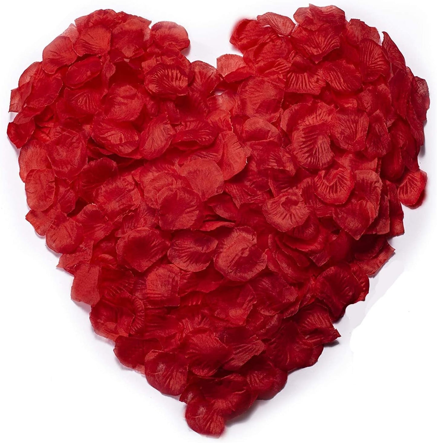 ocharzy 1000 PCS Red Rose Petals, Artificial Silk Flower Rose Petals, Fake Rose Petals for Wedding Decorations, Romantic Night, Valentine's Day, Proposal, Anniversary,Parties, Events