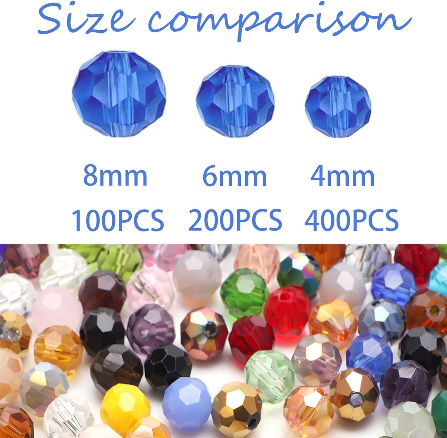 200PCS 6MM Crystal Glass Beads for Jewelry Making Red Series Rondelle Facted Crystal Glass Beads for Bracelet Making Round Glass Spacer Beads for DIY Crafts Wind Chimes Suncatchers