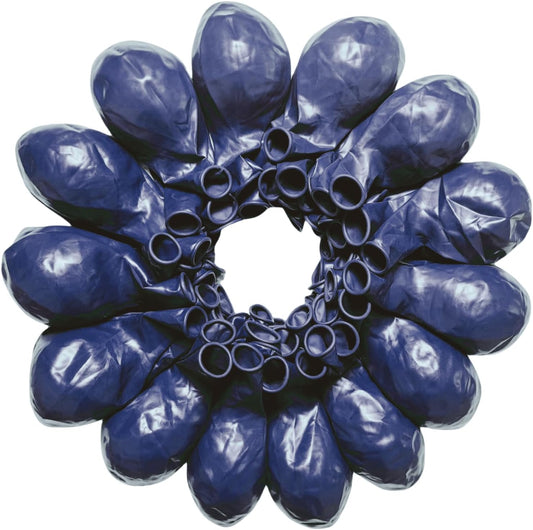 90 Pack Navy Blue Balloons 18 Inch Royal Navy Blue Big Balloons for Party Decorations and Events