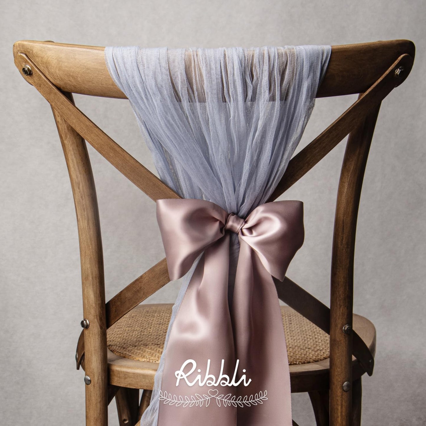 Ribbli Mauve Satin Ribbon 4 Inch Wide Dusty Rose Ribbon for Wedding Chair Sash Grand Opening Ceremony Big Bows Gift Wrapping Floral Crafts Cake Decor-Double Faced Satin Continuous 10 Yards