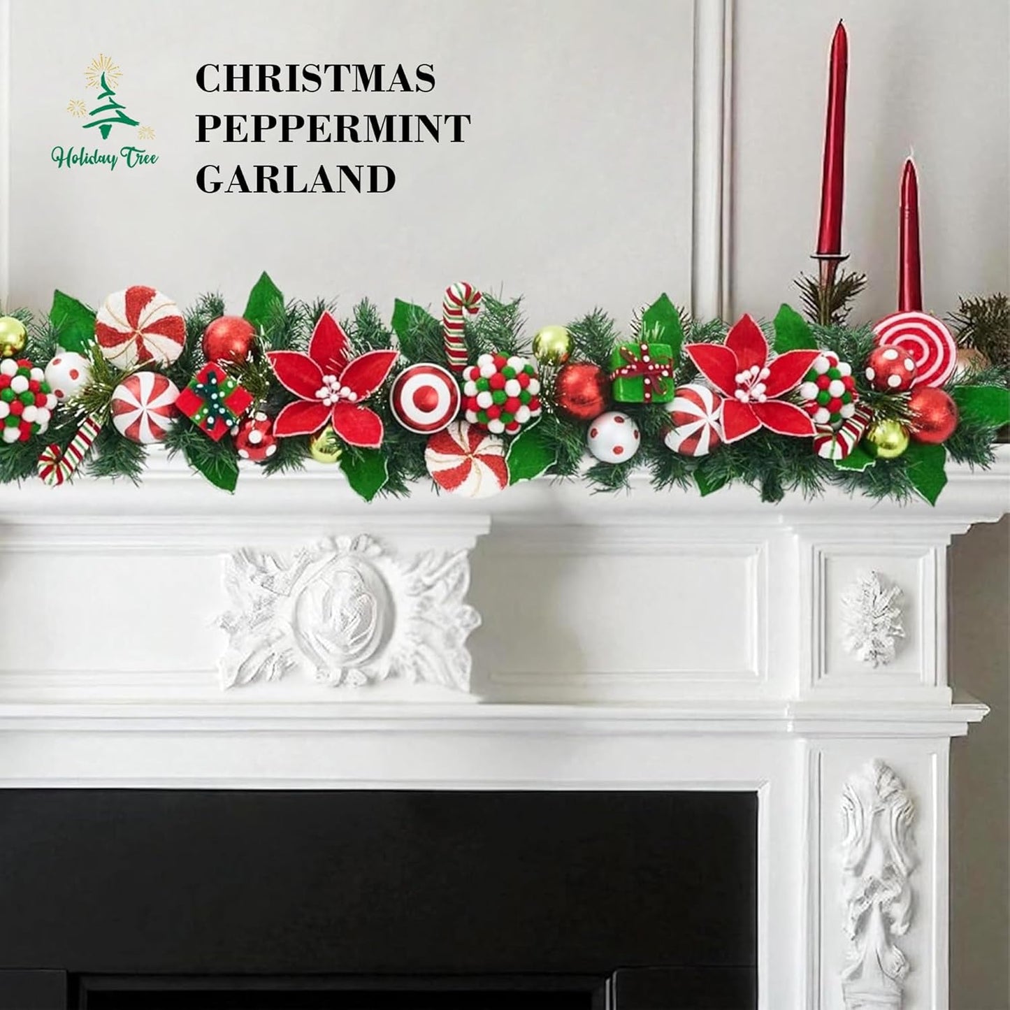 Christmas Peppermint Garland
