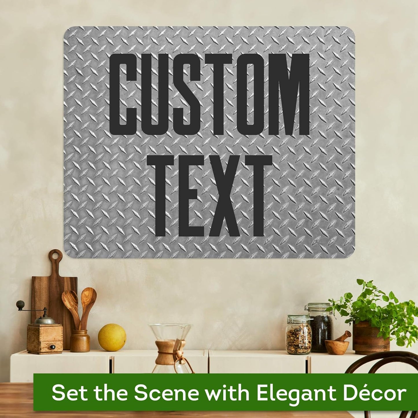 Custom Sign, Custom Street Sign, 11 Font Colors, 13 Font Styles, 4 Hole Options, 22 Sizes, 24x30 Inches, Rust Free DiBound, Fade Resistant, Made in USA by My Sign Center (Diamond Metal)