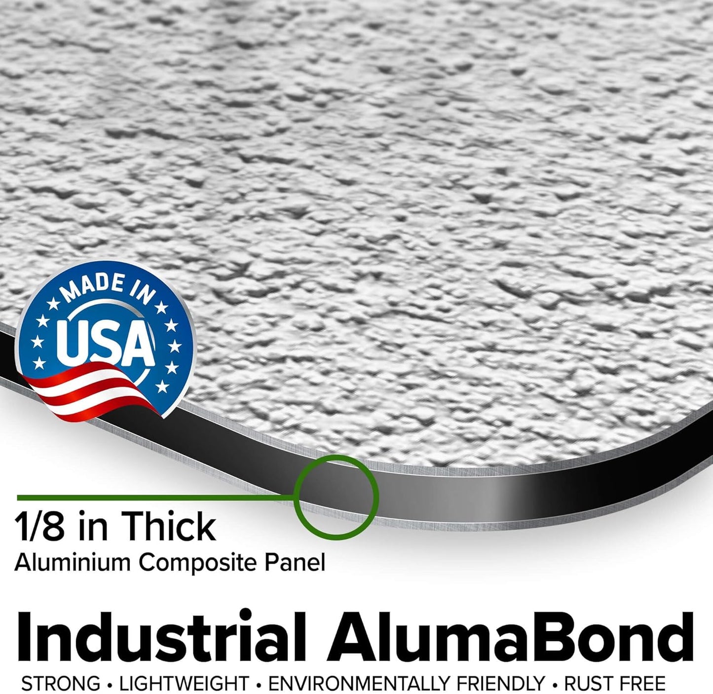 Custom Sign, Custom Street Sign, 11 Font Colors, 13 Font Styles, 4 Hole Options, 22 Sizes, 36x36 Inches, Rust Free DiBound, Fade Resistant, Made in USA by My Sign Center (Concrete)