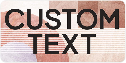 Custom Sign, Custom Street Sign, 11 Font Colors, 13 Font Styles, 4 Hole Options, 22 Sizes, 6x12 Inches, Rust Free DiBound, Fade Resistant, Made in USA by My Sign Center (Mid-Century Modern 1)