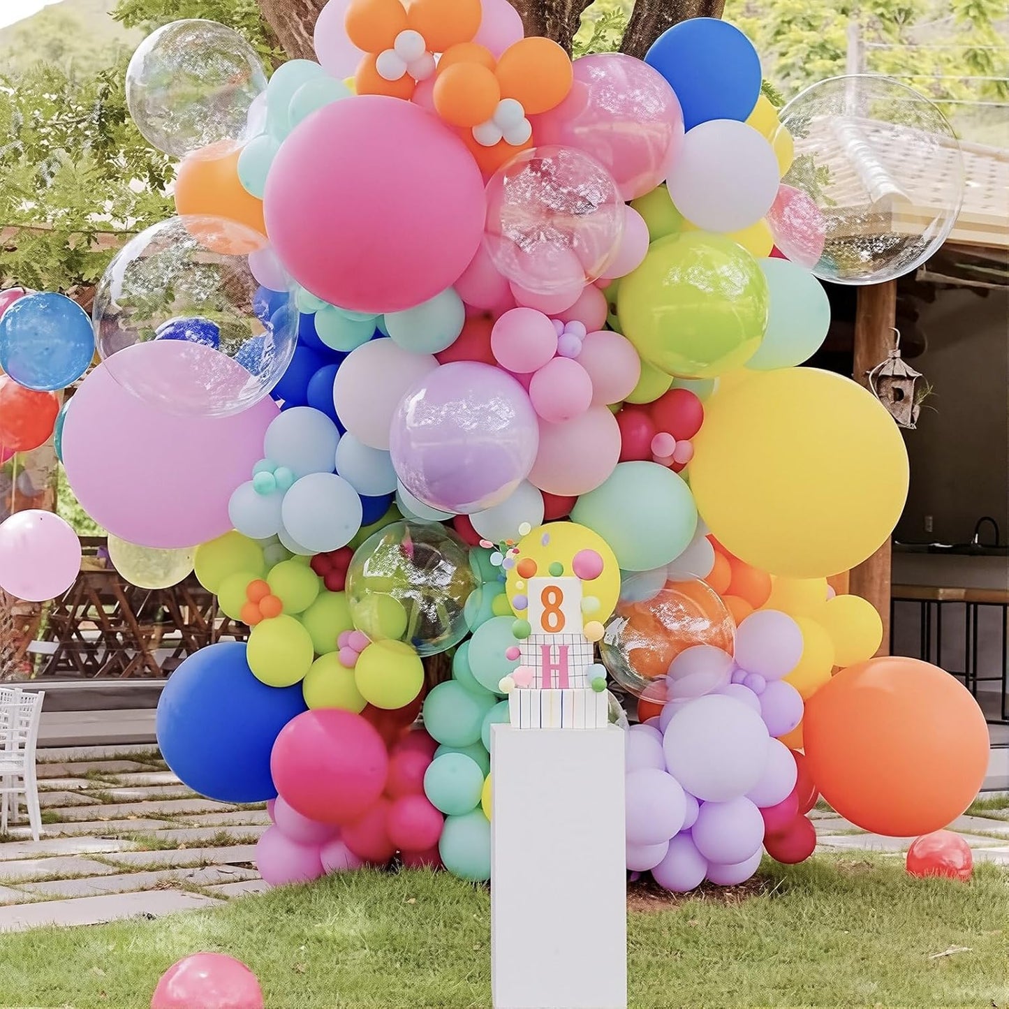 30 pcs Colorful Balloons 18 Inch - Large Thick Latex Balloon for Birthday Bridal Shower Wedding Party Decorations