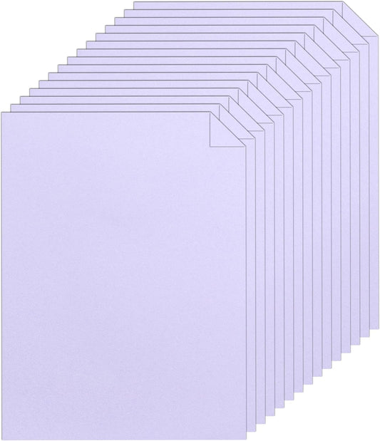 28 Sheets Purple Cardstock 8.5 x 11 Crafts Paper, 92lb Heavyweight Lavender Card Stock for DIY Cards Making, Birthday Decorations, Greeting Cards, Invitations, Certificates