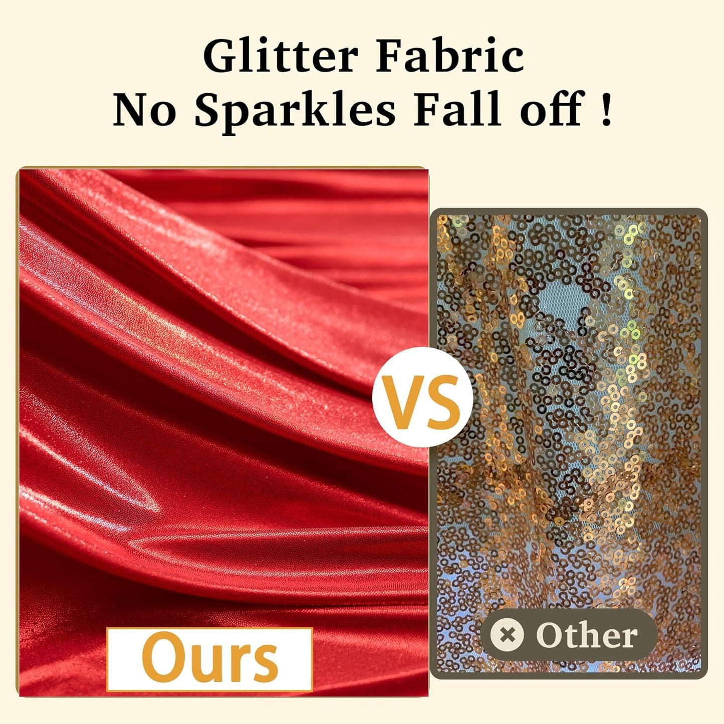 10x10 ft Red Sequin Backdrop Curtain Panels for Parties, Wrinkle Free Glitter Photo Backdrop Drapes 2 Panels 5x10FT Shimmer Back Drop Cloth for Wedding Birthday Christmas Photography Background