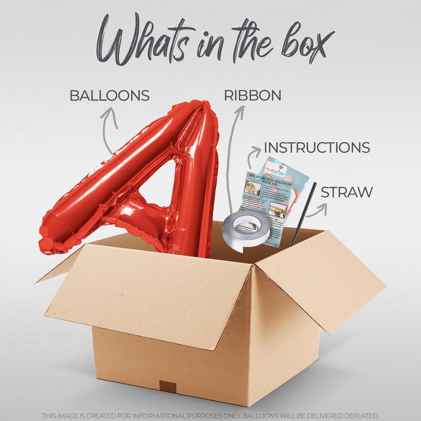 Letter Balloons - LETS GO GIRLS 16" Inch Alphabet Letters Foil Mylar Balloon Bachelorette or Hen Party Banner (Red)