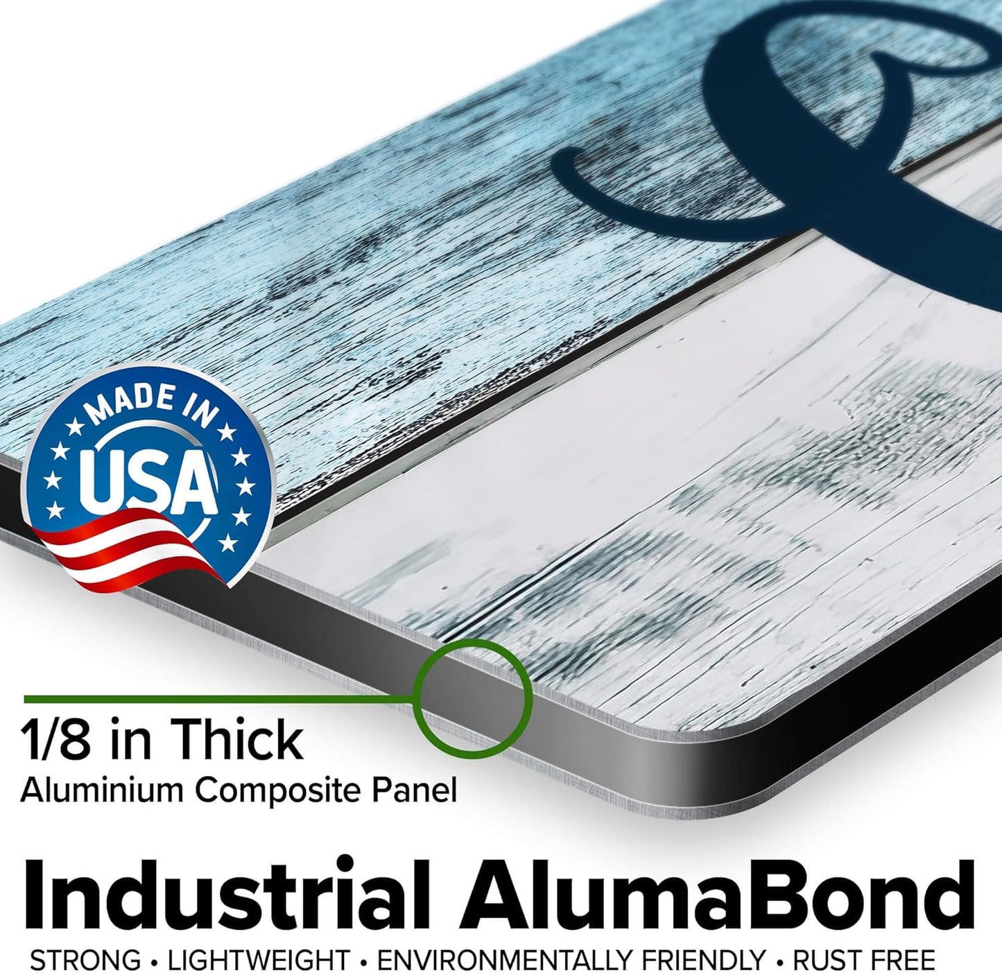 Custom Sign, Custom Street Sign, 11 Font Colors, 13 Font Styles, 4 Hole Options, 22 Sizes, 6x30 Inches, Rust Free DiBound, Fade Resistant, Made in USA by My Sign Center (Coastal)