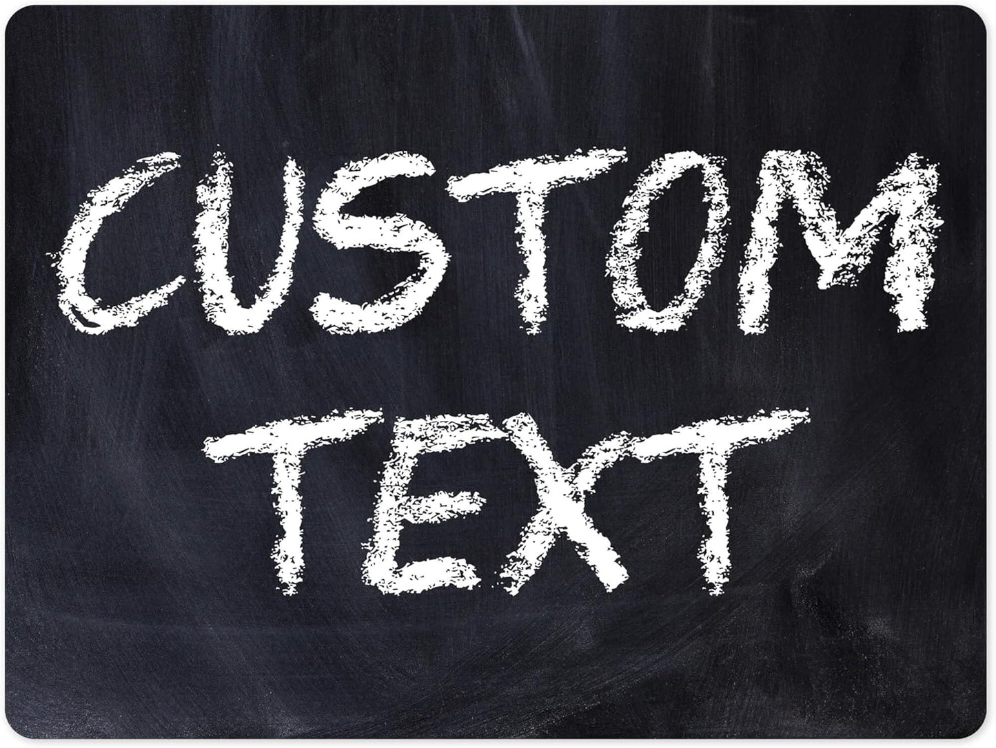 Custom Sign, Custom Street Sign, 11 Font Colors, 13 Font Styles, 4 Hole Options, 22 Sizes, 36x48 Inches, Rust Free DiBound, Fade Resistant, Made in USA by My Sign Center (Chalkboard Black)