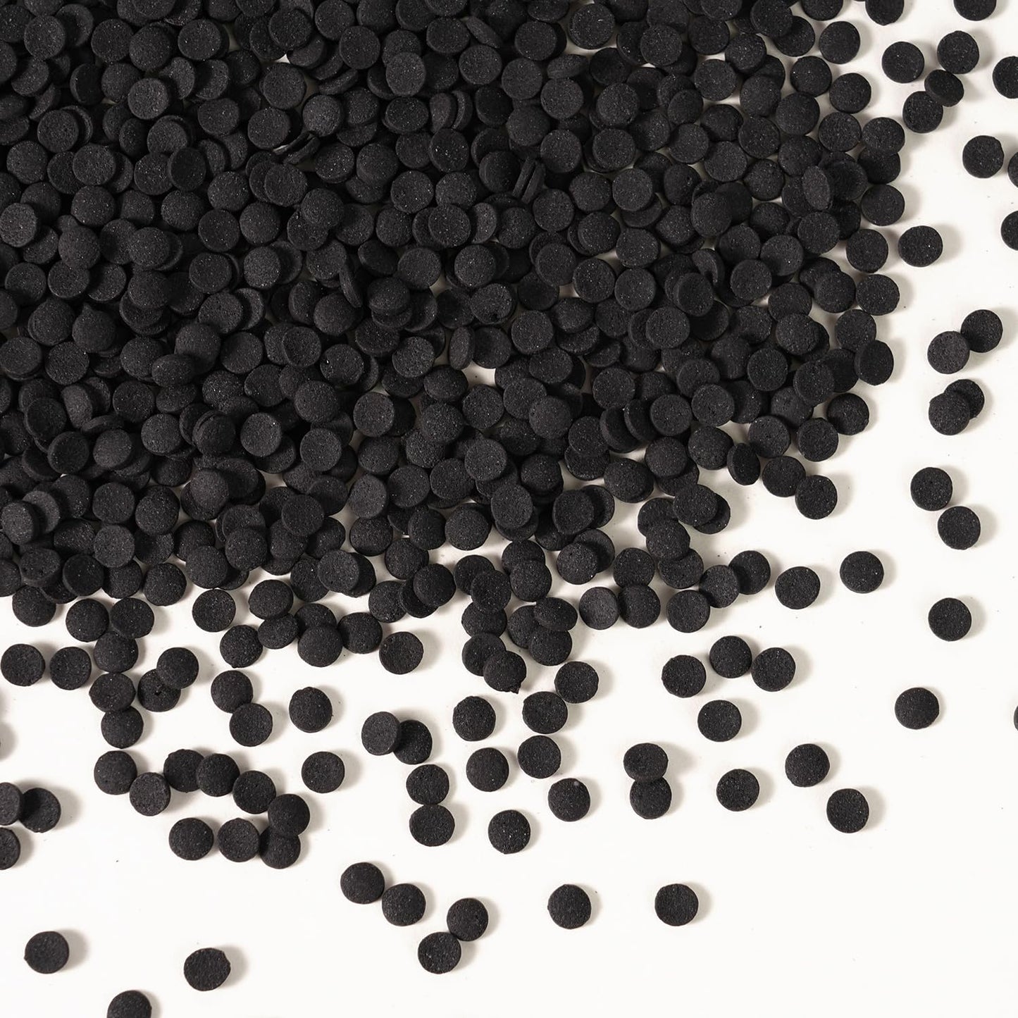 Black Sprinkles, Black Confetti Sprinkles for Cake Decorating, Round Sprinkle for Cupcakes, Ice Cream, Donut, Cookies, Chocolate(120g/4.23oz)