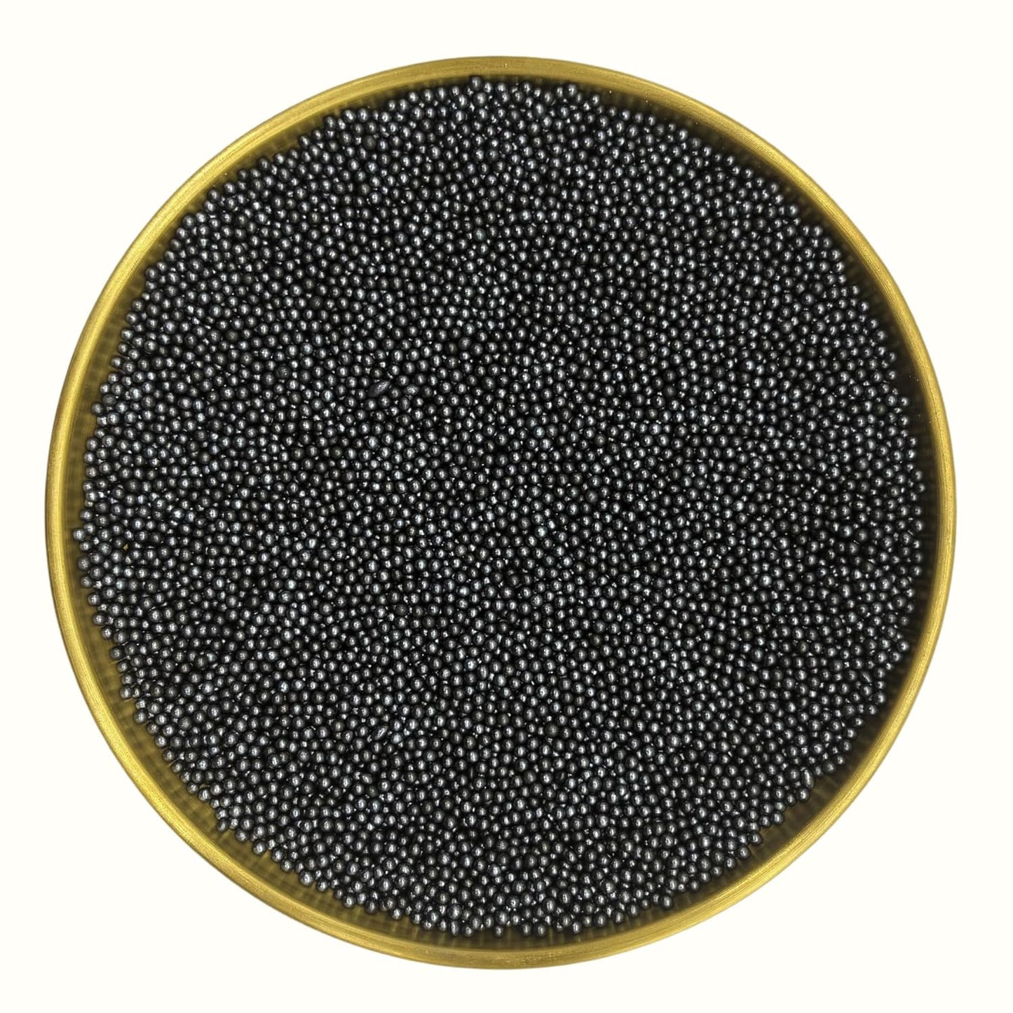 Dynastang 2mm Black Pearls Sprinkles Edible Pearls Cake Decorating Stars Cake Decorations Cupcake Toppers Cookie Decorating Perfect for Cakes, Cupcakes, Desserts Toppings 3OZ
