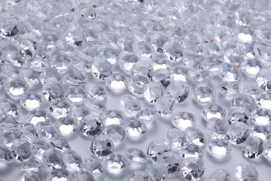 5000 pcs/Pack Wedding Table Scatter Confetti Crystals Acrylic Diamonds 6 mm Rhinestones for Wedding, Bridal Shower, Vase Beads Decorations (6mm, Transparent)