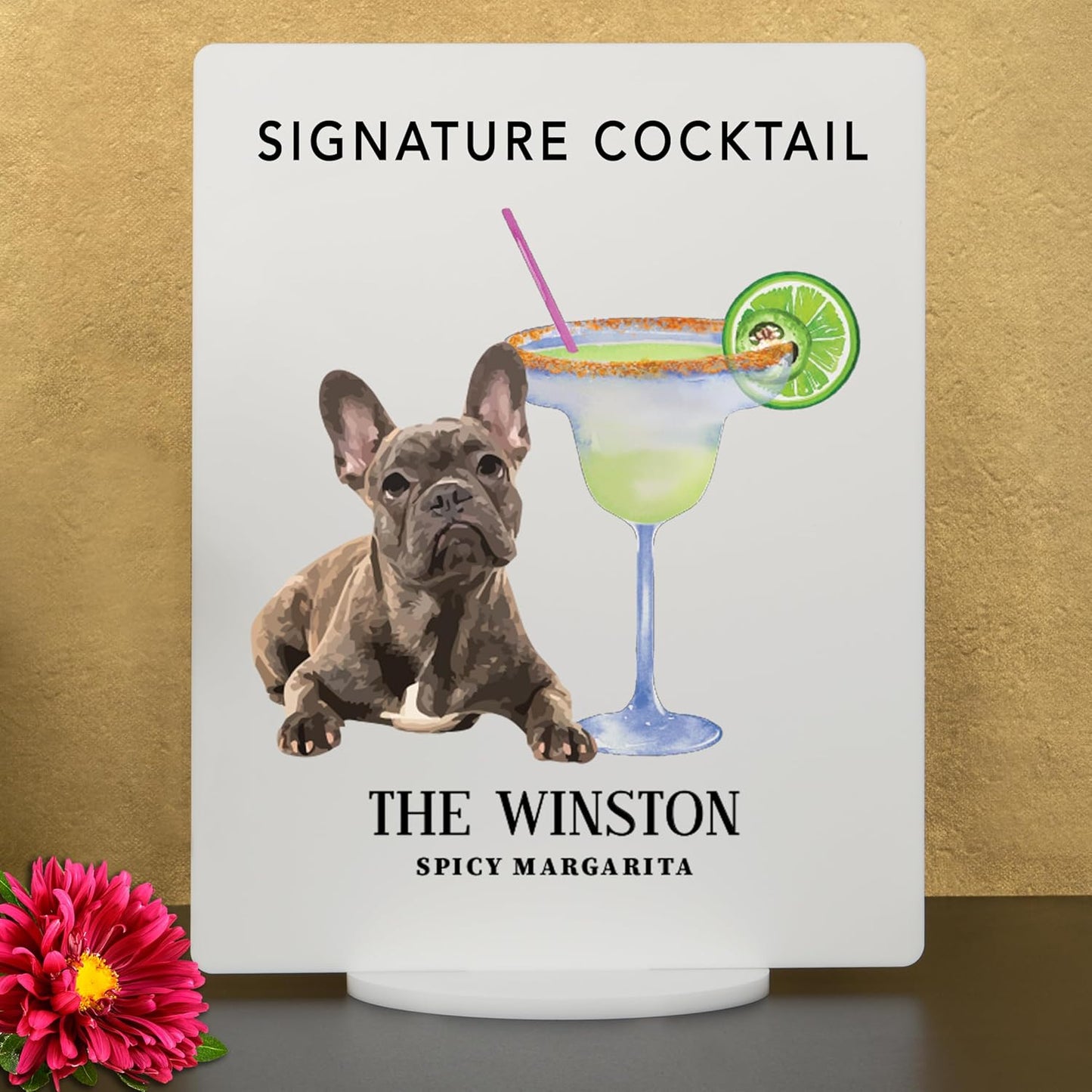 Pet Signature Drink Wedding Signs