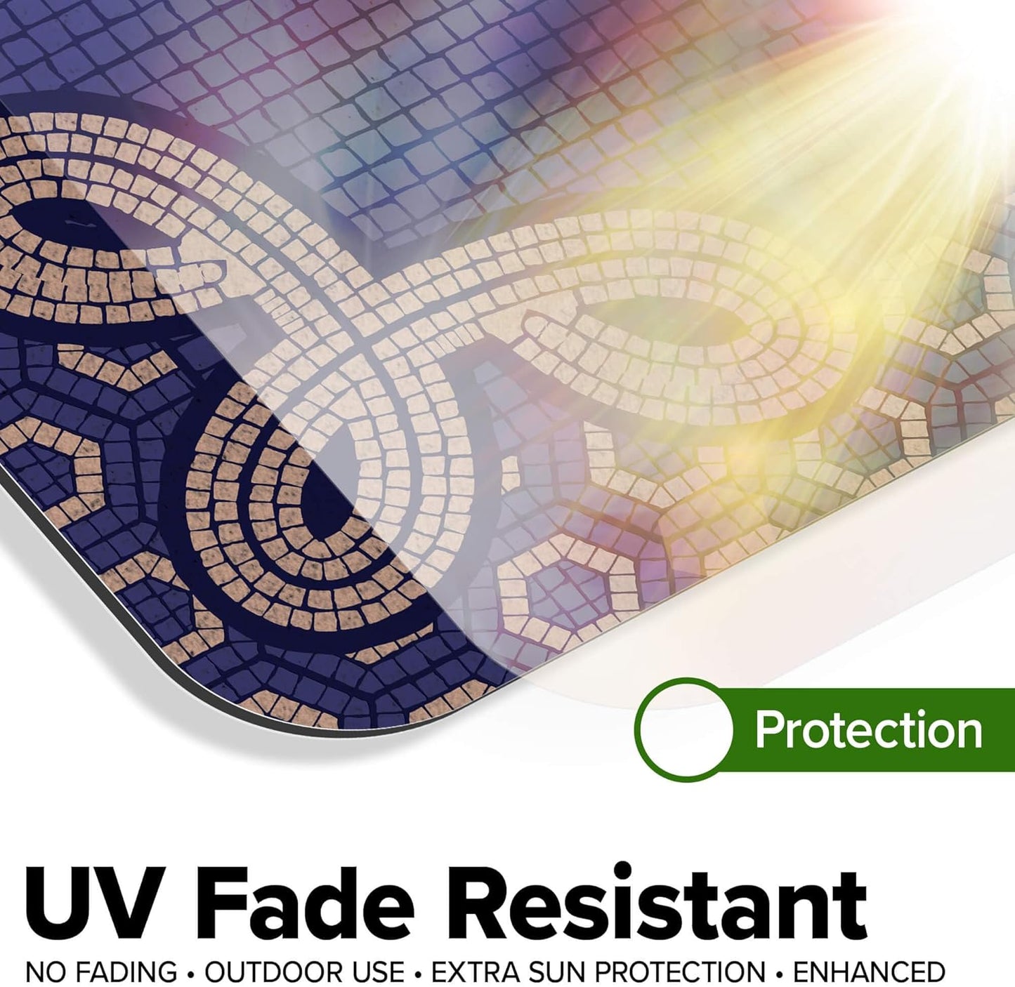 Custom Sign, Custom Street Sign, 11 Font Colors, 13 Font Styles, 4 Hole Options, 22 Sizes, 30x30 Inches, Rust Free DiBound, Fade Resistant, Made in USA by My Sign Center (Fauxsaic 1)