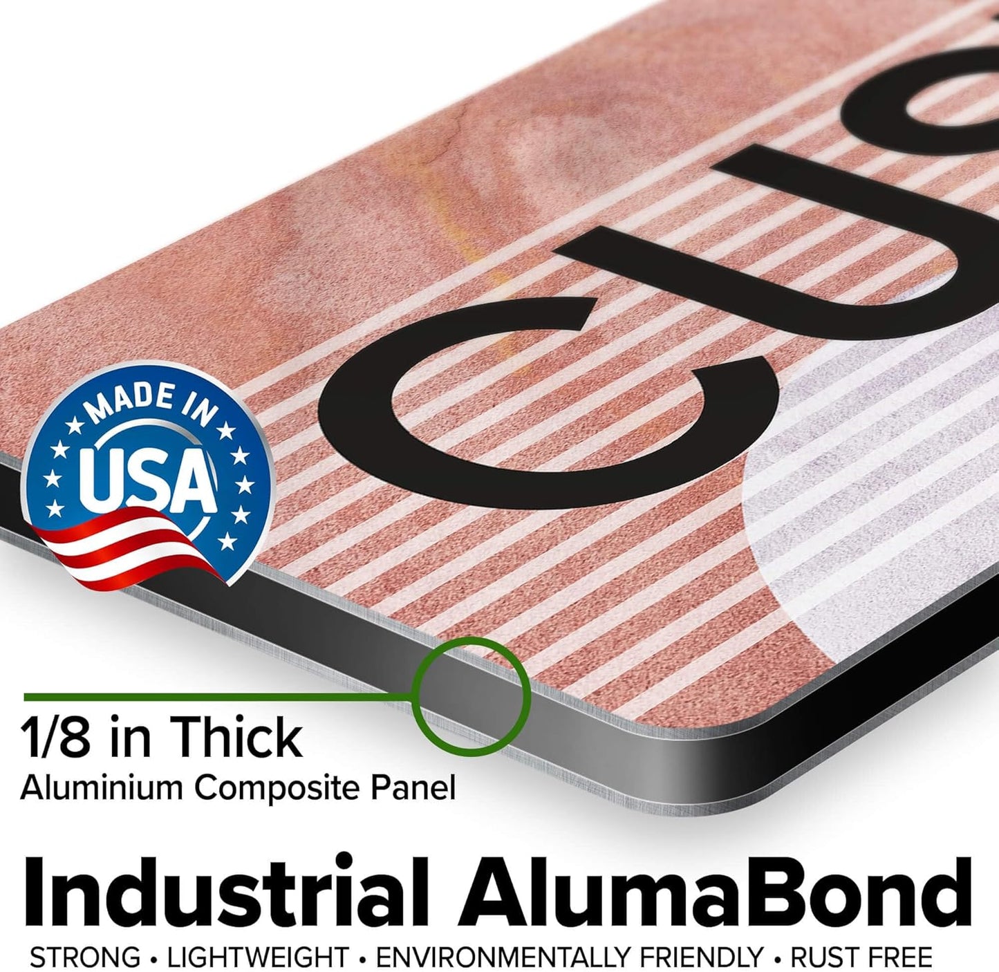 Custom Sign, Custom Street Sign, 11 Font Colors, 13 Font Styles, 4 Hole Options, 22 Sizes, 6x24 Inches, Rust Free DiBound, Fade Resistant, Made in USA by My Sign Center (Mid-Century Modern 1)