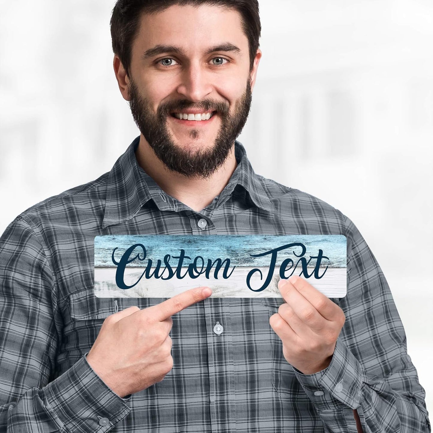 Custom Sign, Custom Street Sign, Ideal Chritmas Gift, 11 Font Colors, 13 Font Styles, 4 Hole Options, 22 Sizes, 3x12 Inches, Rust Free DiBound, Fade Resistant, Made in USA by My Sign Center (Coastal)