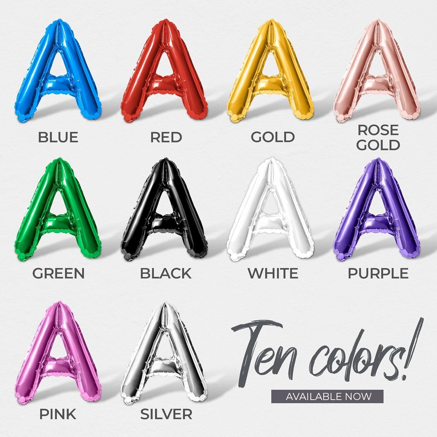 Letter Balloons - LETS GO GIRLS 16" Inch Alphabet Letters Foil Mylar Balloon Bachelorette or Hen Party Banner (Silver)