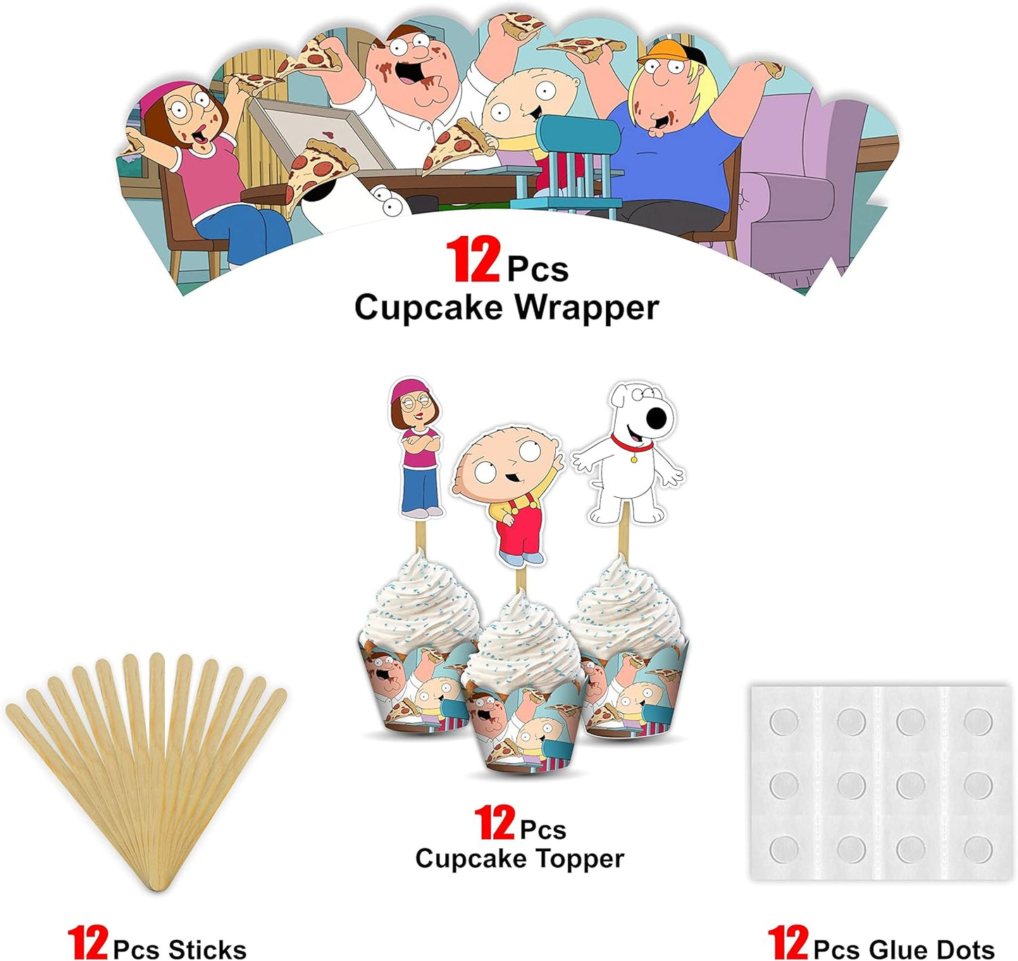Seyal® Stewe Griffin Cupcake wrapper