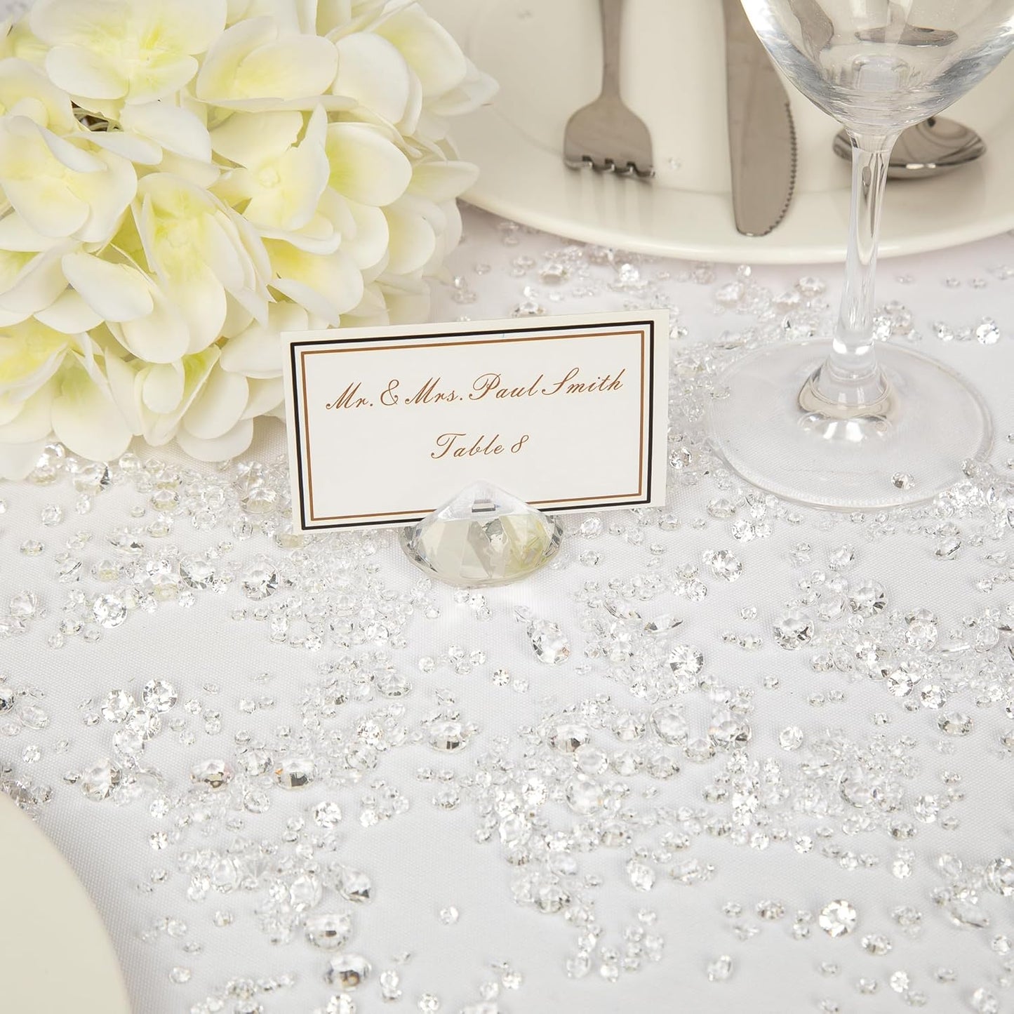 Vase Fillers for Centerpieces Home Deco,8700 Pieces Clear Diamond Table Confetti,Fake Plastic Gems for Bridal Shower,Wedding & Party Decorations