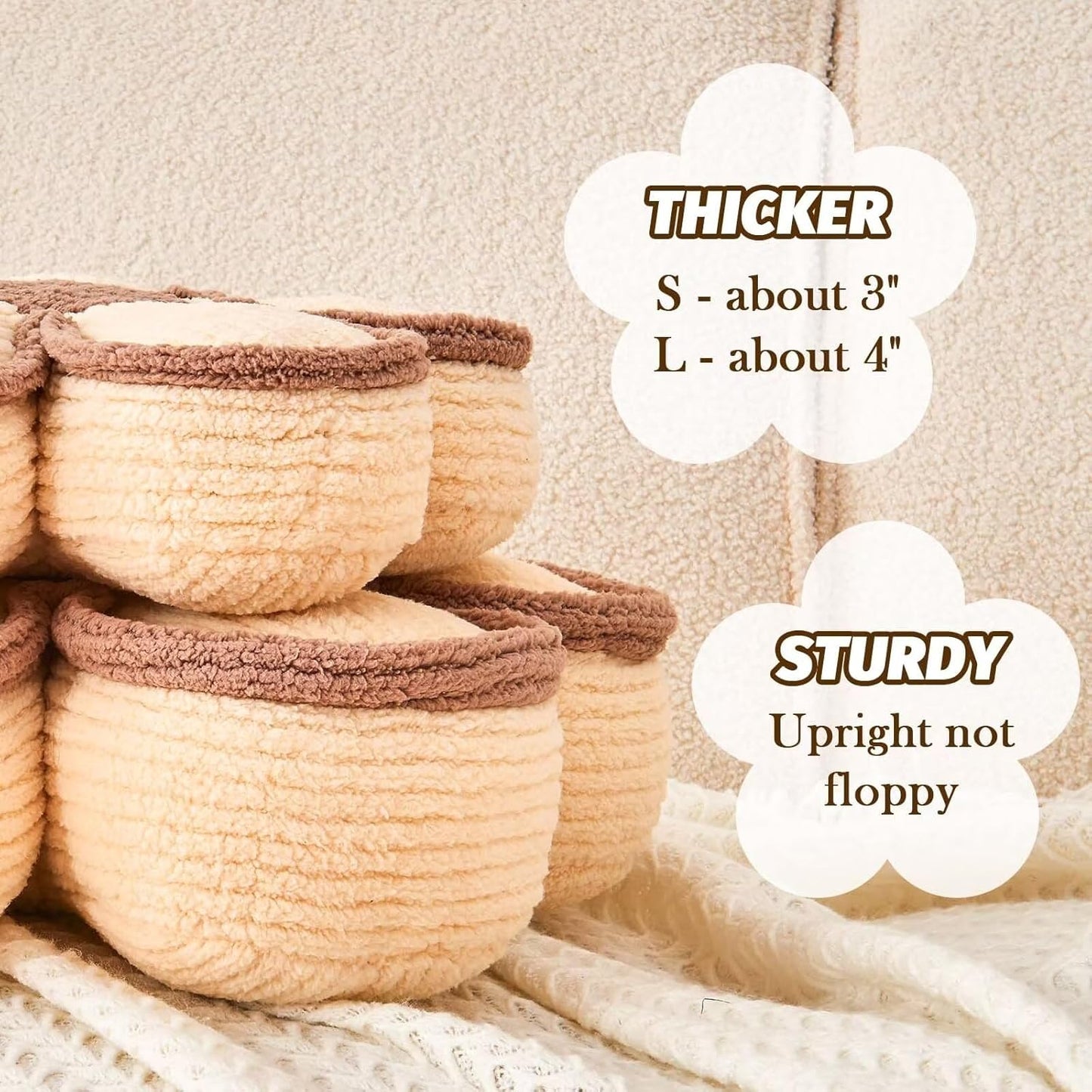 Flower Pillow - Soft Shaped Floor Cushion, Decorative Throw Pillow, Cute Seating Cushion, Room Decor Plush Pillows for Sofa Couch Bed (17.7 Inch, White)