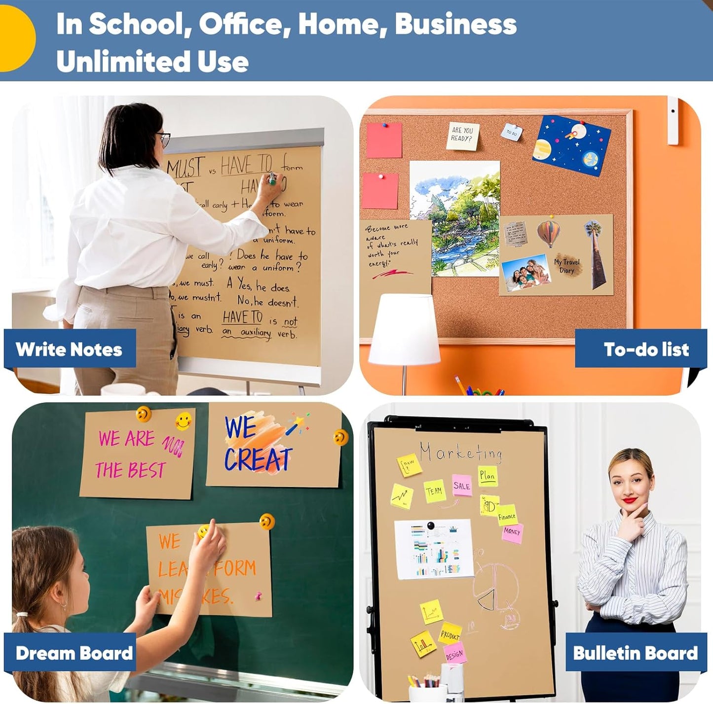 Wrapping Paper, 17.8" x 1200" Brown Kraft Paper Roll Bulletin Board Easel Poster Decorative Kraft Paper, Fathers Day Bouquet Flower Gift Wrap, Table Floor Covering Packing Shipping Moving Supplies